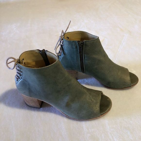 Lemaré Leather Open-Toe Ankle Boots • EU Sz 36 - Picture 2 of 8